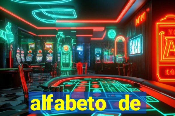 alfabeto de caligrafia bonita